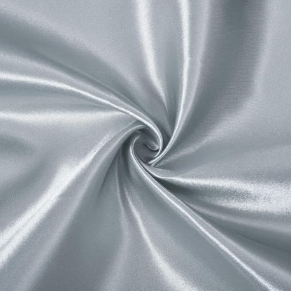 Silver Satin Table Runner, 12x108 Inches, 4 Pack | Premium Satin, Smooth - Image 7