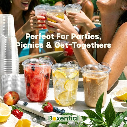 50 Pack 16 oz Round Bottom Plastic Cups - Image 6