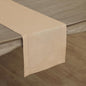 Solino Home 100% Linen Table Runner Beige, Classic Hemstitch 14 x 120 in | by SolinoHome