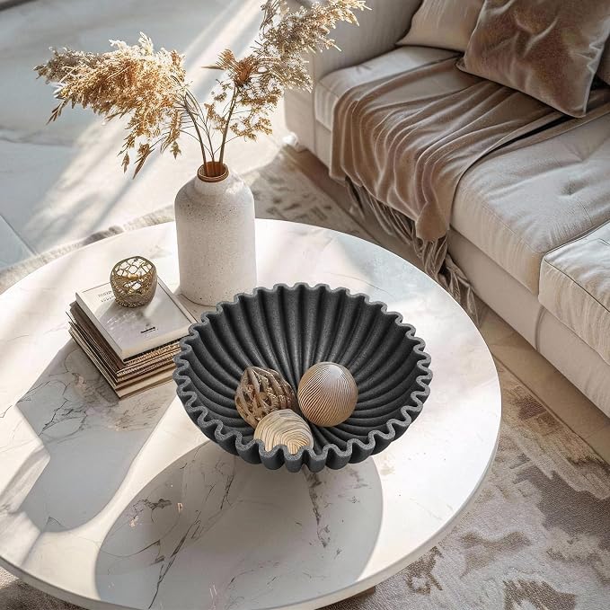Large Decorative Bowl, Modern Handicraft Bowls - Image 4
