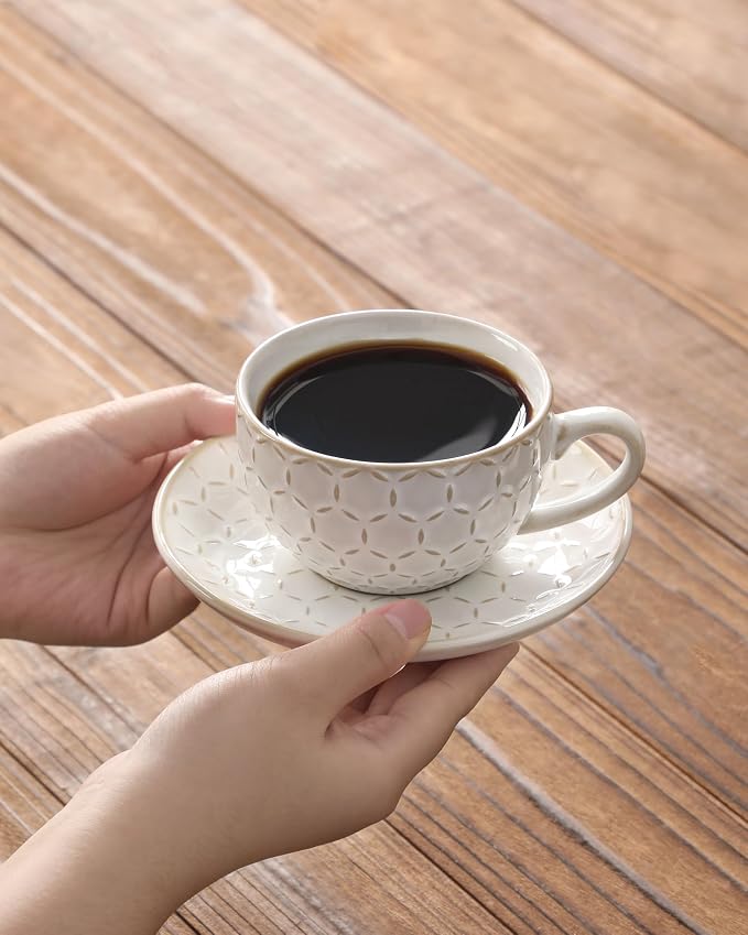 MALACASA 6 OZ Cappuccino Cups - Image 6