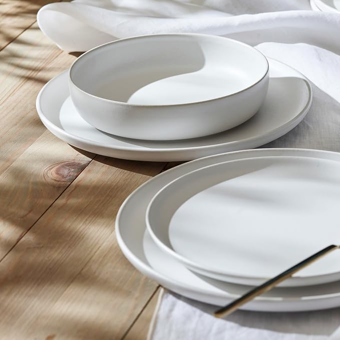 Porto by Stone Lain Macchio 24-Piece Premium Kitchen & Dining Dinnerware Set - Image 3