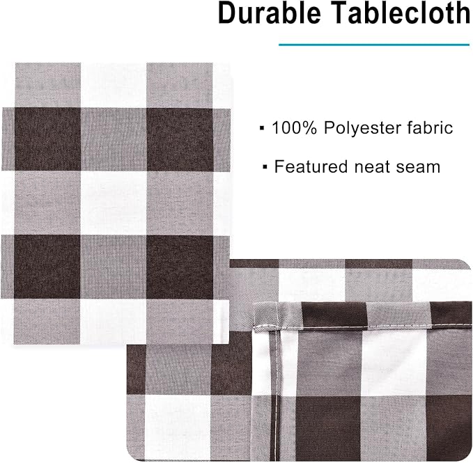 Checkered Tablecloth Rectangle - Image 3