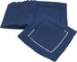SARO LIFESTYLE Hemstitched Border Cocktail Napkin by SaroLifestyle