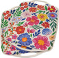 TP Melamine Serving Trays with Handles, 17” x 12”, Floral | Rectangular Trays by TastePrime