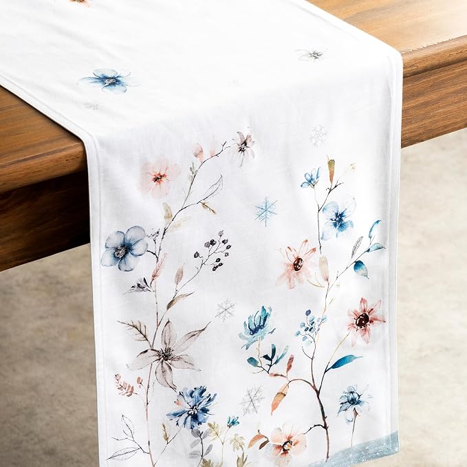 Maison d' Hermine Table Runner 100% Cotton 14.50" x 72" | Table Runners 72 - Image 9