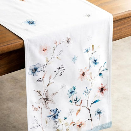 Maison d' Hermine Table Runner 100% Cotton 14.50" x 72" | Table Runners 72 - Image 9