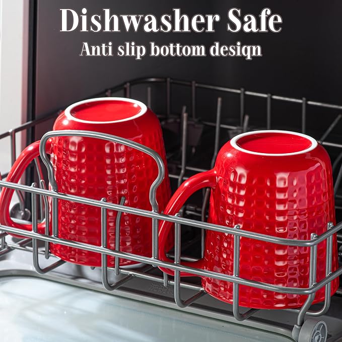 Large Coffee Mugs, 20 oz Ceramic Coffee Cups - Image 6