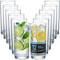 Zulay Kitchen Plastic Drinking Glasses – 16oz Acrylic Shatterproof Water Cups by ZulayKitchen