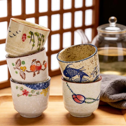 Japanese Tea Cups, 6 OZ Handless Matcha/Coffee Mug, Asian Teacup - Image 8