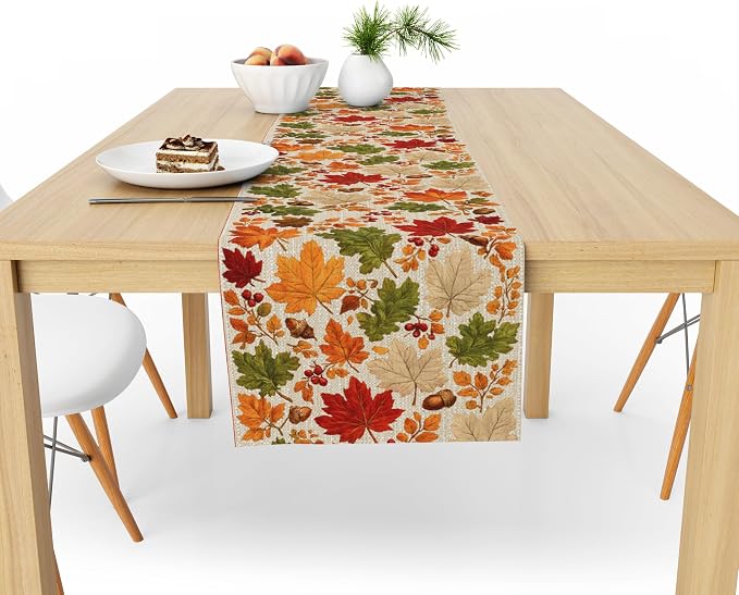 Fall Decor - Fall Leaves Table Runner - Image 4