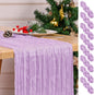 8 Pack Lavender Table Runner 17 x 108inch Cheesecloth Table Runner Boho Gauze by Lumaycens