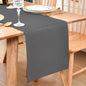 Wolkemer Farmhouse Grey Table Runner Dining Table Runners 90 Inches Long | by Wolkemer