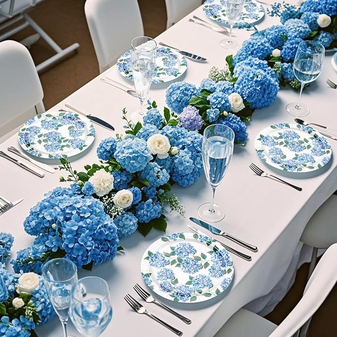 WRAPAHOLIC 25Pcs Floral Paper Plates - Image 7