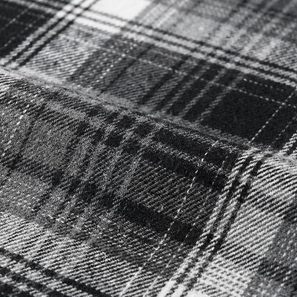 Artoid Mode Black Grey Farmhouse Plaid Table Runner, Halloween Rustic Holiday - Image 6