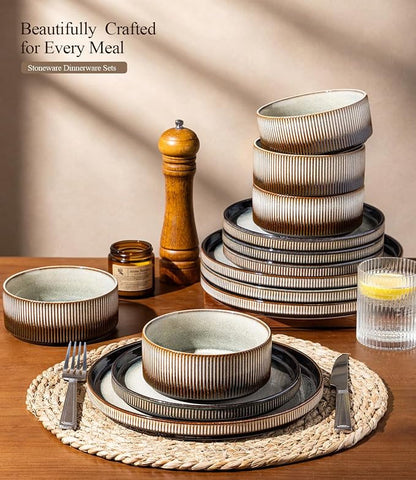 GBHOME Stoneware Dinnerware Sets - Image 6