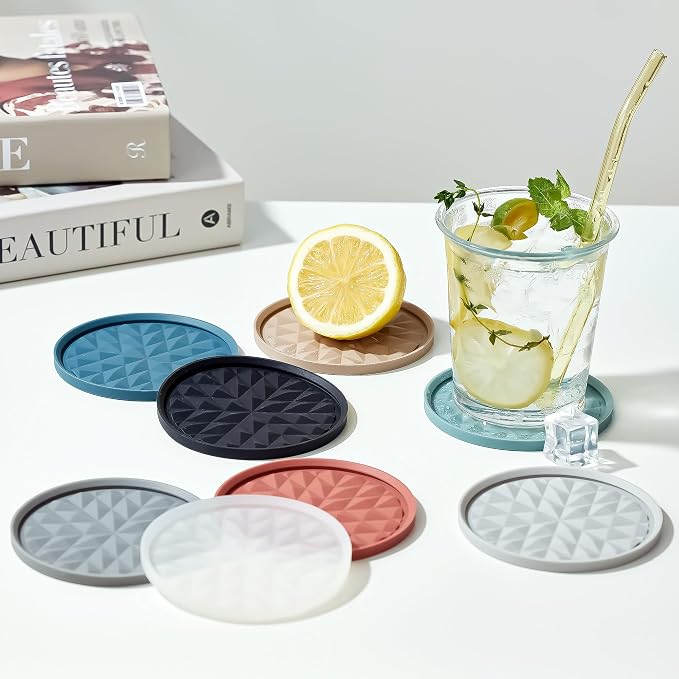 Silicone Drink Coasters Set of 4, Coaster - Image 2