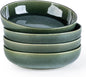 GBhome 8.75'' Large Ceramic Pasta Bowls, 38oz Stoneware Pasta Serving Bowls Set by GBhome