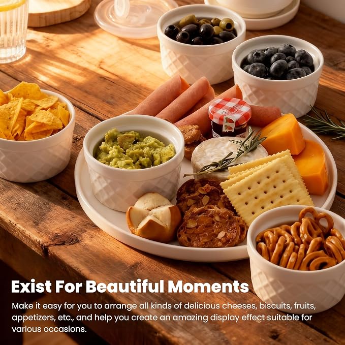 8 oz Ramekins, Suitable for Use in the Oven and Dishwasher | The stackable - Image 6