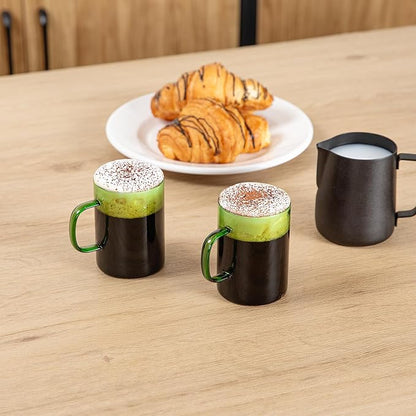 Restaurantware Glass Coffee Mug 2 Count 7 Oz Borosilicate Tea Cup - Image 4