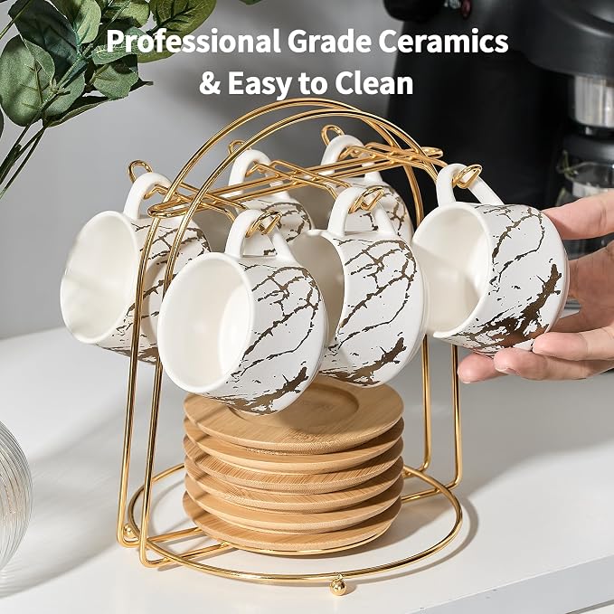 LUKA Ceramic Espresso Cups - Image 5