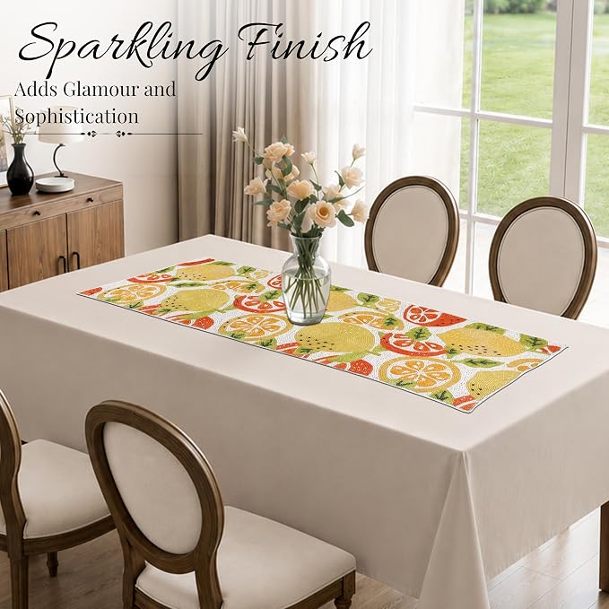 Beaded Table Runner 13 x 36 Inch - Image 9