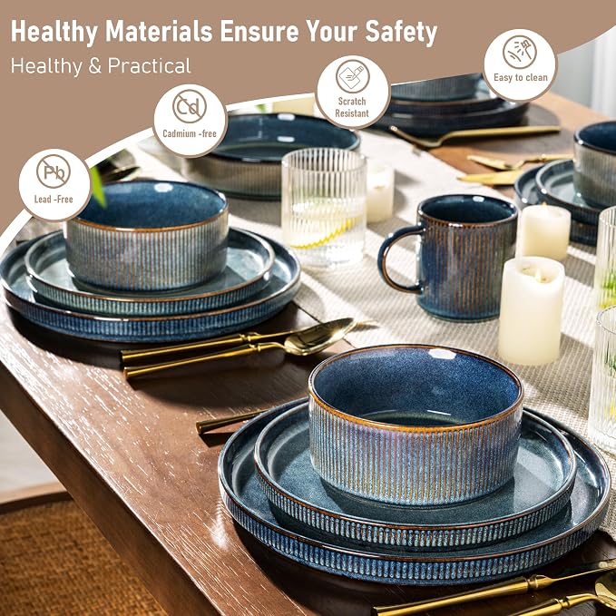 GBHOME Stoneware Dinnerware Sets - Image 4