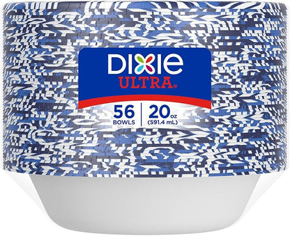 Dixie Ultra, Large Paper Bowls, 20 Oz, Microwave Safe, Compostable, Disposable - Image 5
