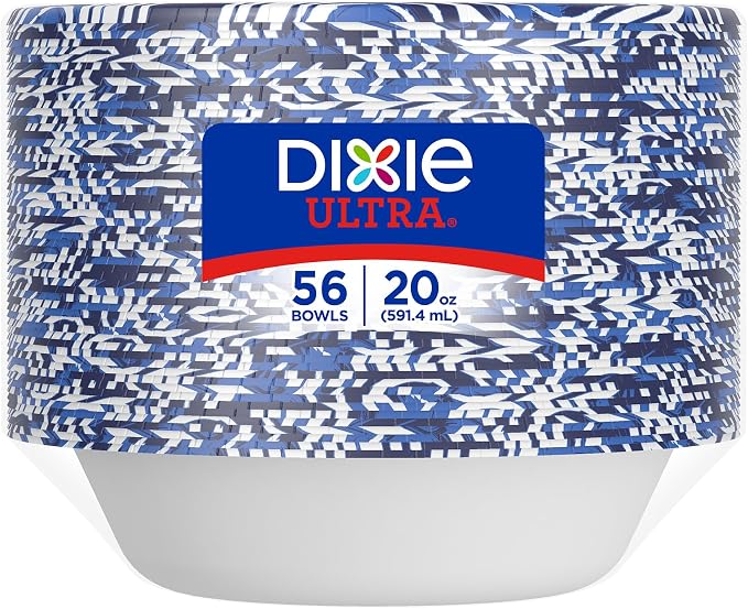 Dixie Ultra, Large Paper Bowls, 20 Oz, Microwave Safe, Compostable, Disposable - Image 6