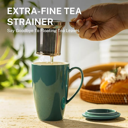Sweese 15 OZ Porcelain Tea Mug - Image 4