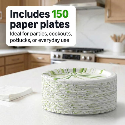 Amazon Basics Everyday Paper Plates, 10 Inch, Disposable, Packaging May Vary - Image 5