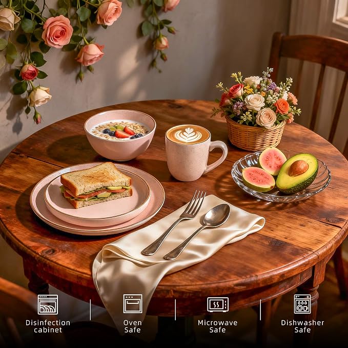 HomeVSS 20-Piece Dinnerware Set - Image 3