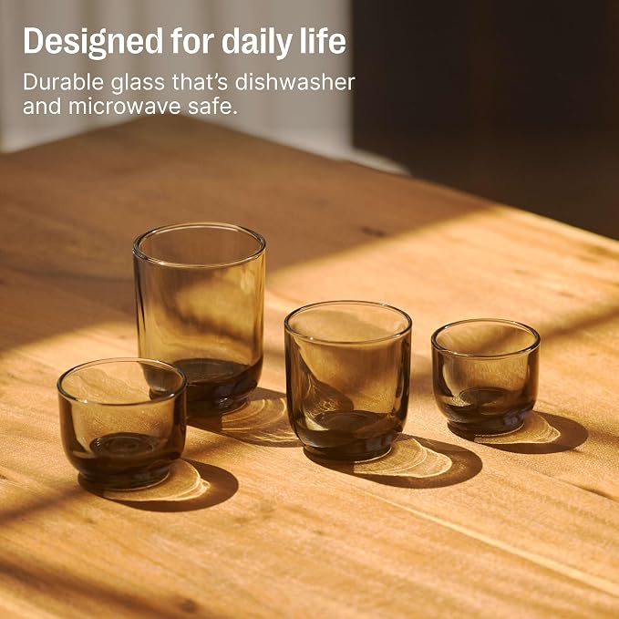 Fellow Pirch Cappuccino Cups 6.5 oz, Weighted Glass - Image 7