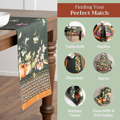 Maison d' Hermine Table Runner 100% Cotton 14.50" x 108" | Table Runners 108 - Image 5