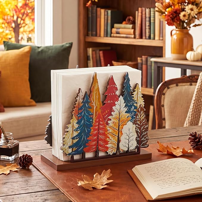 Autumn Forest Napkin Holder for Tables Classical Autumn Forest Napkin Holder - Image 5