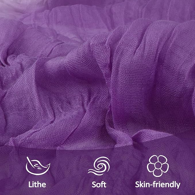 12 Pack Purple Cheesecloth Table Runner 10Ft Gauze Cheese Cloth Table Runner - Image 6