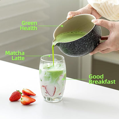 TEANAGOO 9 Pcs Matcha Whisk Set, Ceramic Matcha Set, Matcha Kit - Image 5