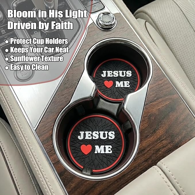 Christian I Love Jesus Car Steering Wheel Cover - Image 5