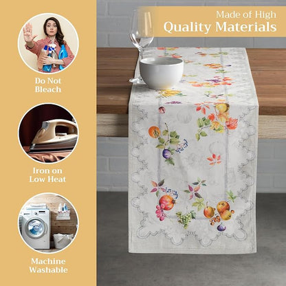 Maison d' Hermine Table Runner 100% Cotton 14.50" x 108" | Table Runners 108 - Image 3