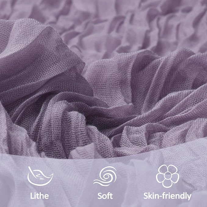 6 Pack Grape Purple Cheesecloth Table Runner 10Ft Gauze Cheese Cloth Table - Image 5