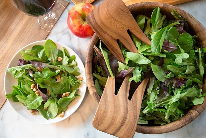Ironwood Gourmet Kodiak, 1.5 x 3.75 x 6 inches, Bear Claw Salad Server Set - Image 5