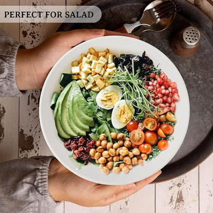 10inch Wheat Straw Salad Bowls Set of 6 - Image 5