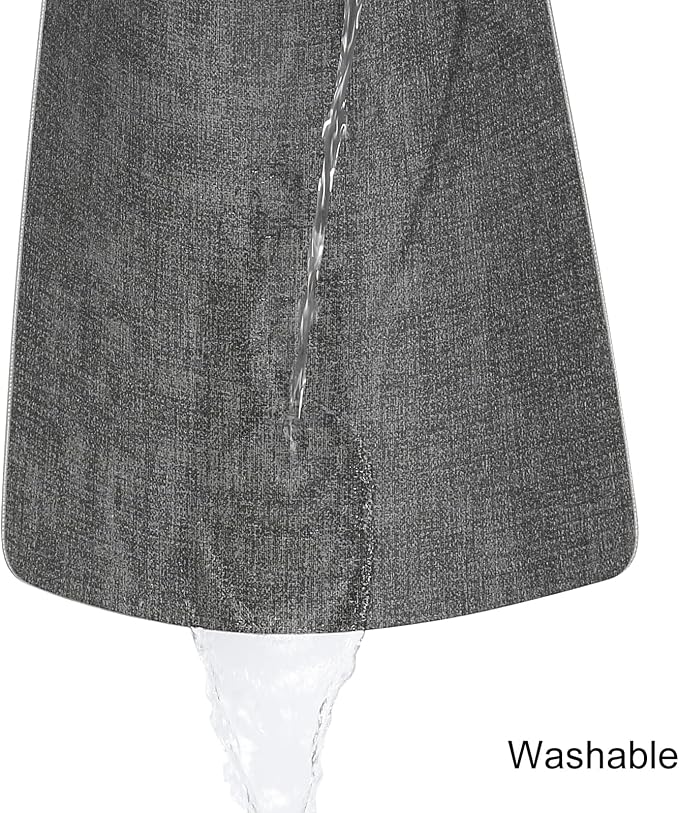 Table Runners 55 Inch Long, Dual-Sided Faux Leather Table Runner | Waterproof - Image 4
