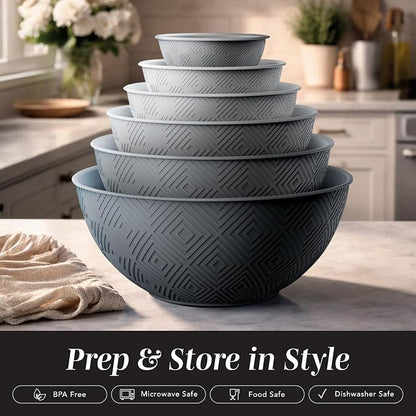 COOK WITH COLOR Mixing Bowls with Lids - Image 3