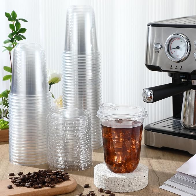Baderke 300 Pcs Clear Plastic Cups - Image 2