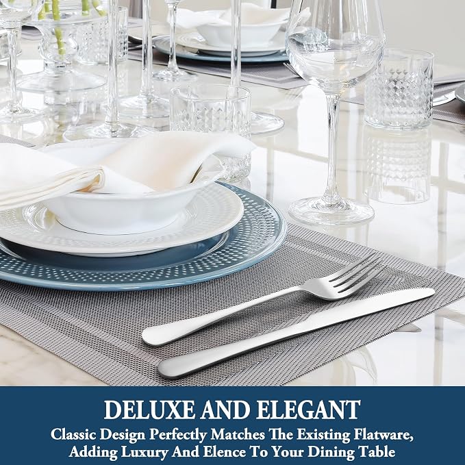 Dinner Forks, Table Forks, Flatware Forks, 8 Inches, Mirror Finish & Dishwasher - Image 6