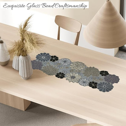 Beaded Table Runner 13 x 36 Inch - Image 2