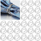 Inbagi 36 Pcs Metal Spiral Napkin Rings Buckles Simple Alloy Rings Serviette by Inbagi
