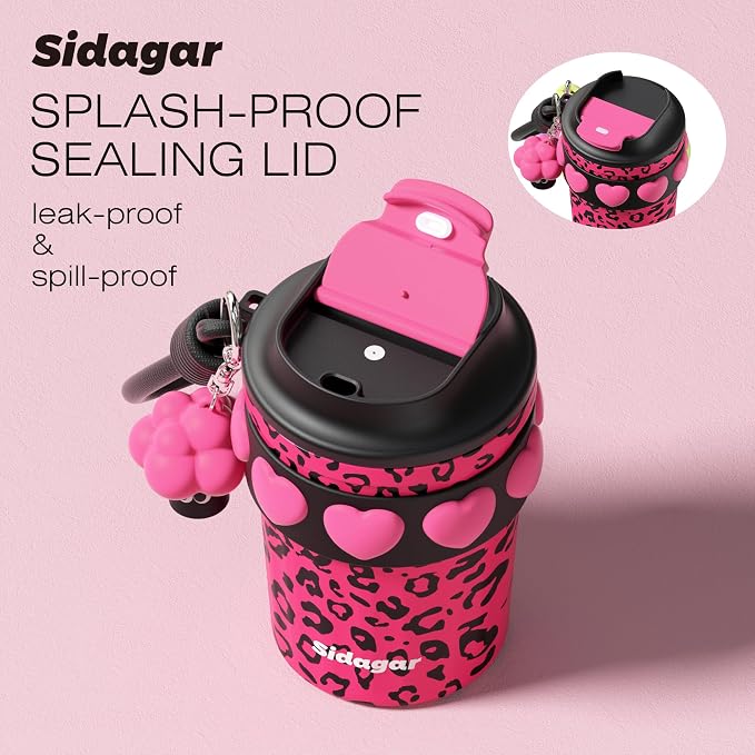 SDGA+ 12 oz Travel Coffee Mug Spill Proof Leak Proof, Stainless Steel Thermal - Image 3