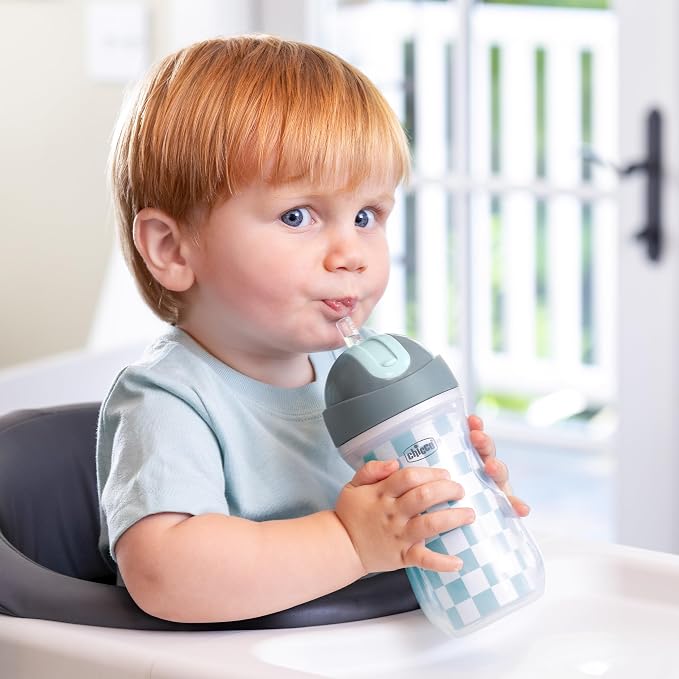 Chicco Insulated Straw Sippy Cup 12+ Months, 9oz Toddler Training Cup - Image 2